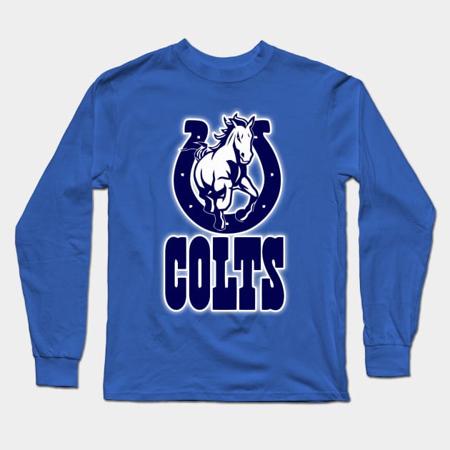 indianapolis colts Long Sleeve T-Shirt by kolumenana